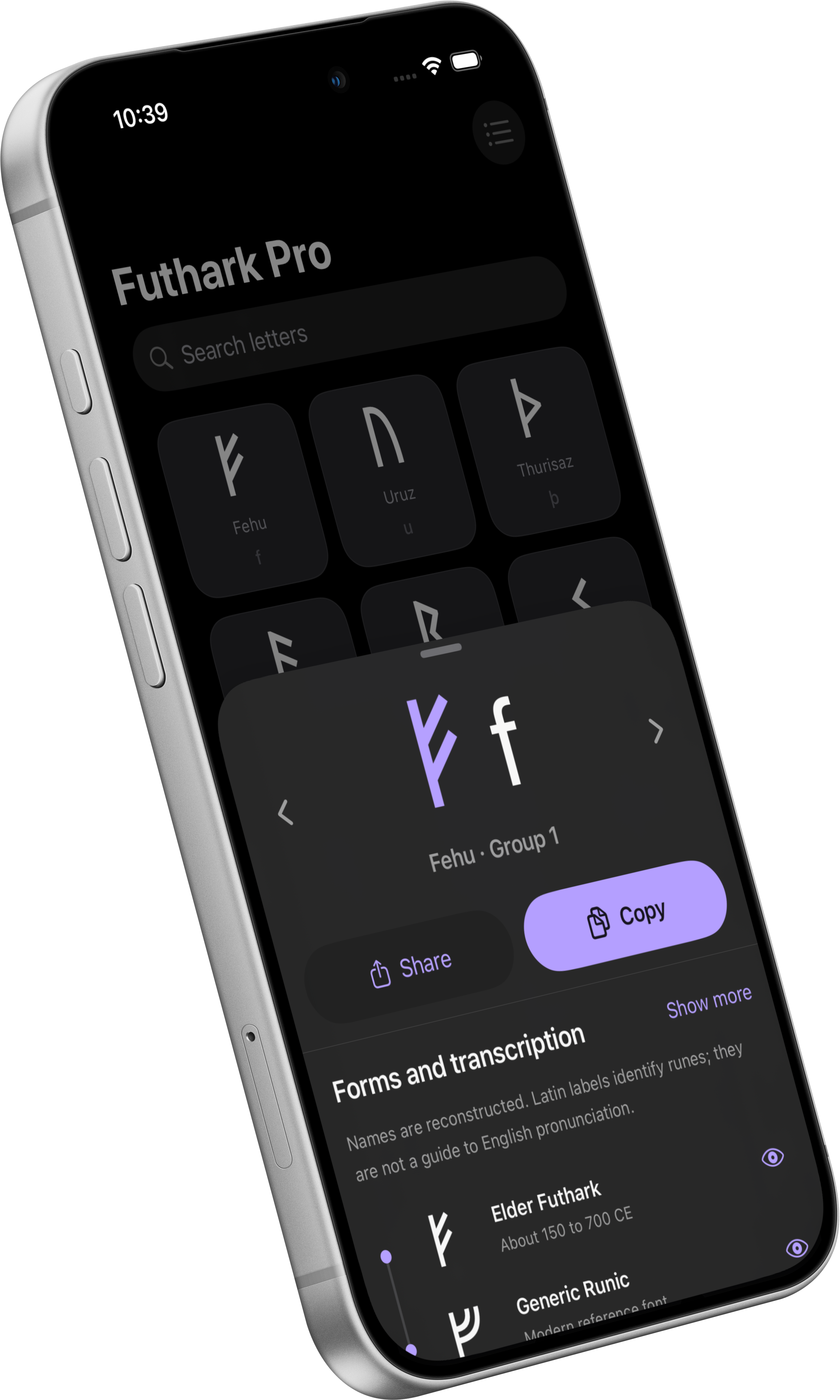 Futhark Pro: Get to know each rune.